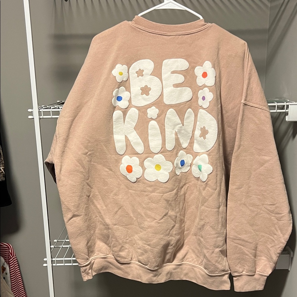 Tan Women's Oversized Sweatshirt - One Size